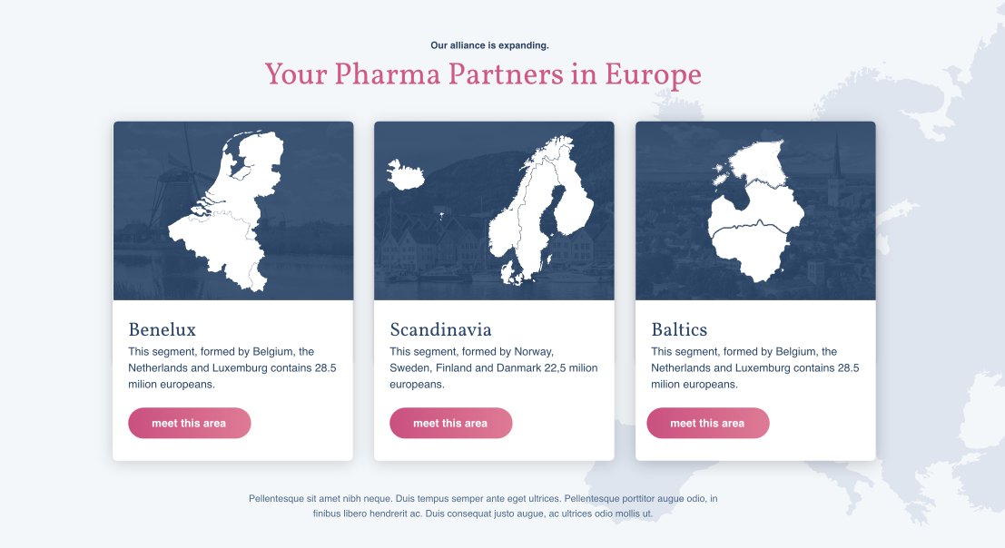 Gebiedenoverzicht Your Pharma Partners